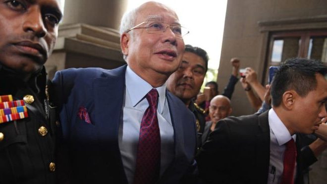 Najib Razak arrested