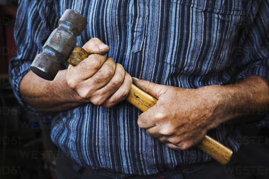 hurt with hammer