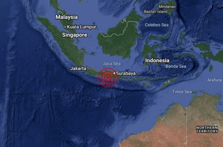 java sea earthquake