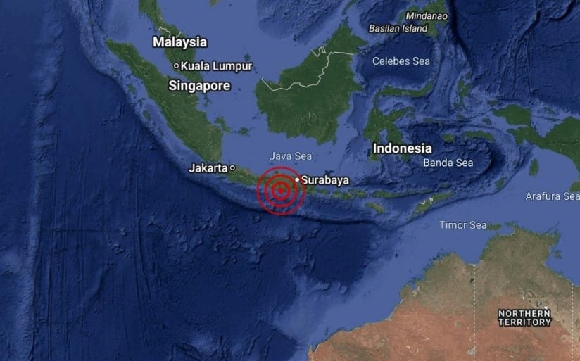 java sea earthquake