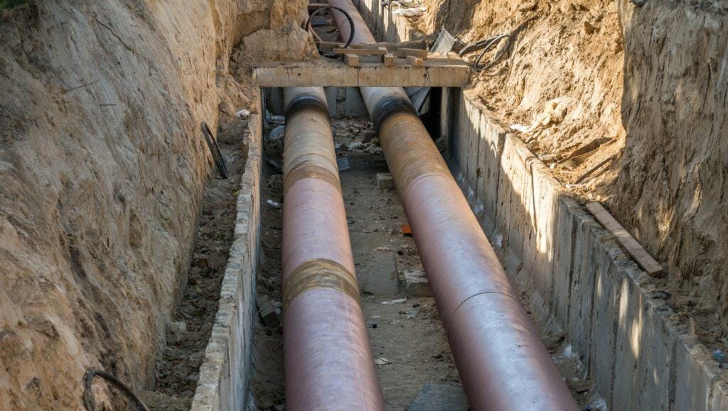 ageing water pipes