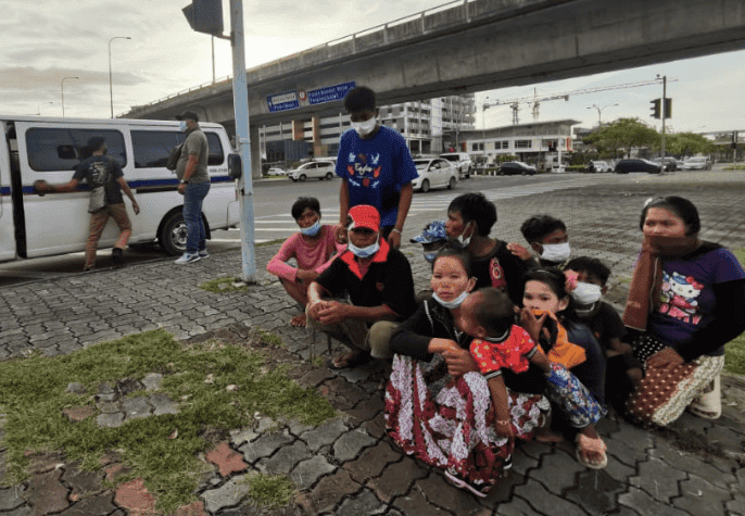 Foreign beggar syndicates