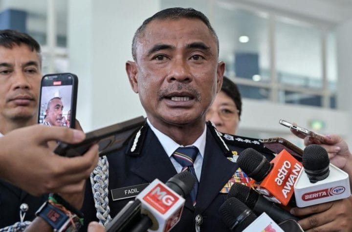 Sri Petaling police chase cable theft arrest