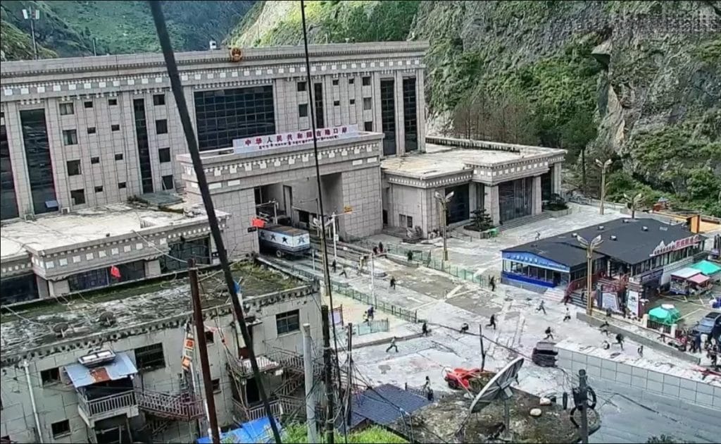 Gyirong Port mudslide China Nepal border