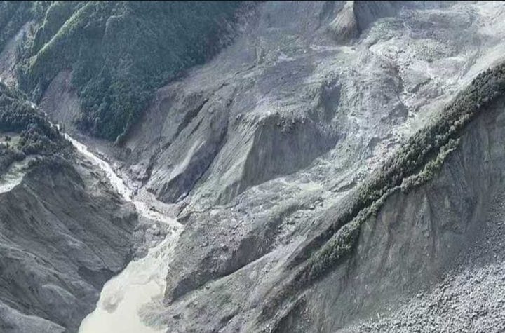 Gyirong Port mudslide ice rock avalanche Nepal