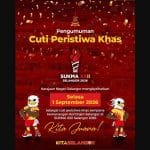 Selangor Declares Sept 1 Special Holiday to Celebrate 2026 Malaysia Games (SUKMA) Victory