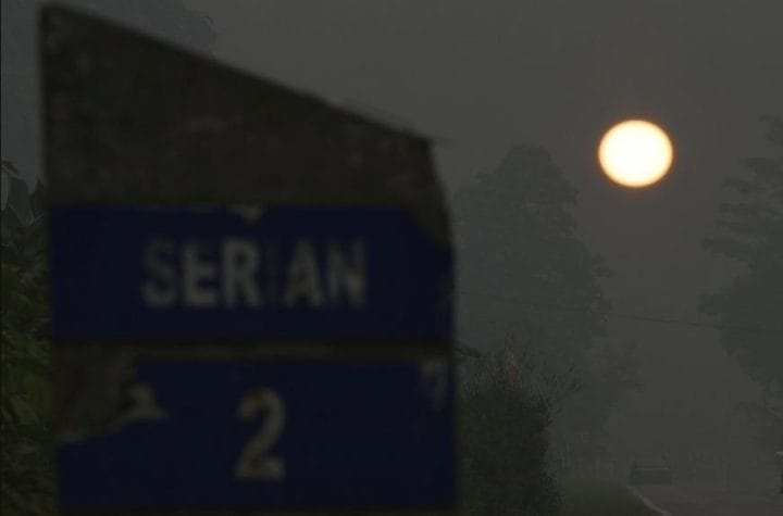 Sarawak hazardous API air quality haze