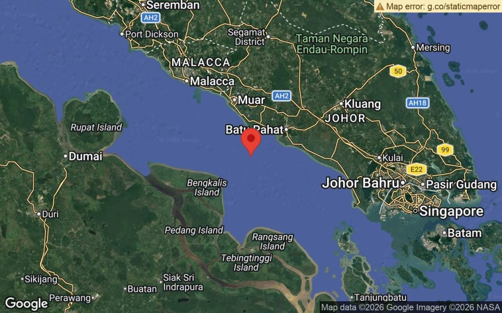 Batu Pahat earthquake weak magnitude