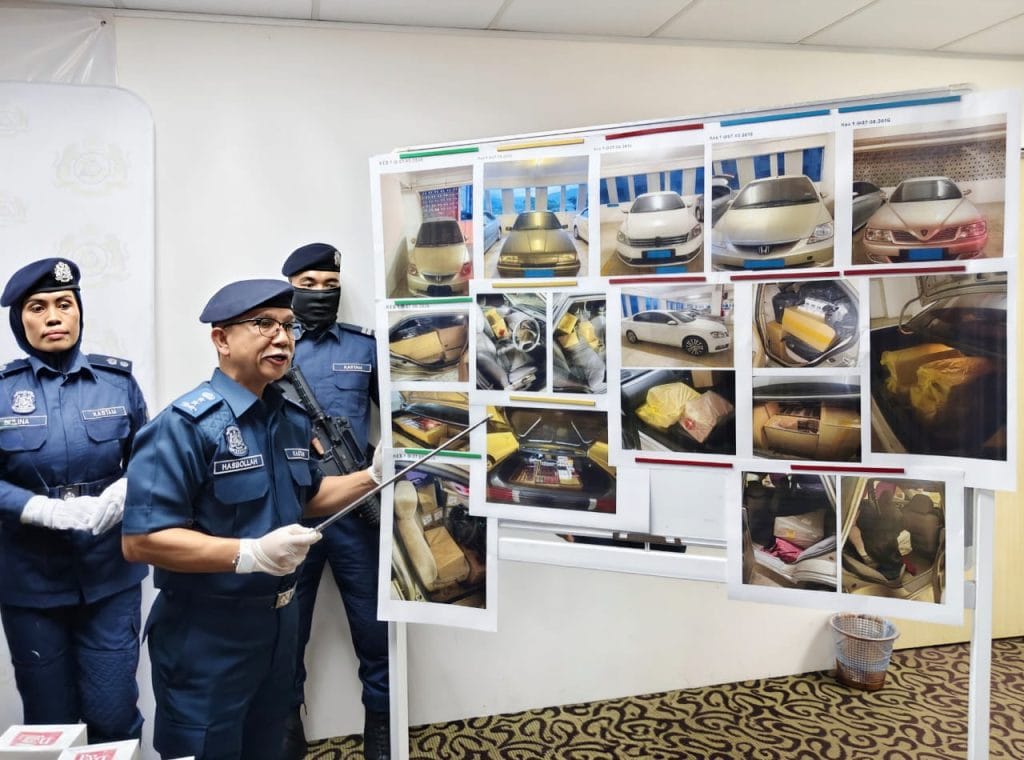 Penang Customs seizes untaxed cigarettes liquor