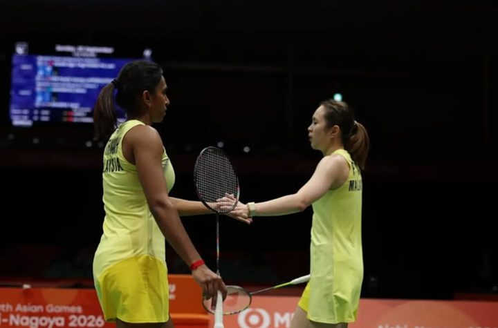 Pearly Thinaah Asian Games medal