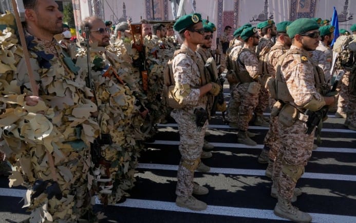 Members of Iran's Revolutionary Guard