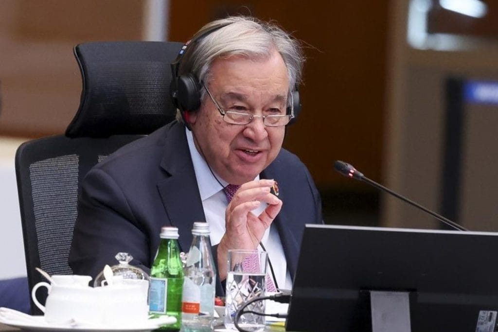 UN Antonio Guterres global AI guardrails
