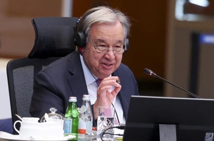 UN Antonio Guterres global AI guardrails