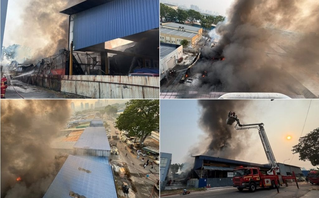 Puchong Industrial Park fire