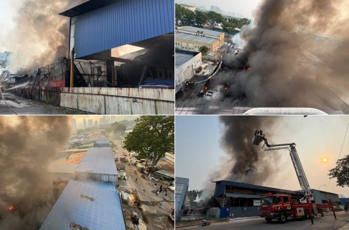 Puchong Industrial Park fire