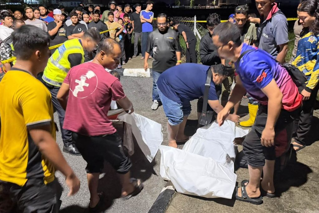 four boys drown drain Kulim ball