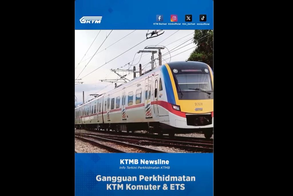 KTM signalling disruption delays Komuter ETS
