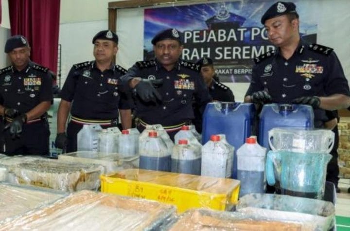 Bukit Aman NCID cripples an RM27.5m MDMA drug syndicate in Op Thrips, shooting dead a suspect in Seremban and seizing over 180kg of drugs.