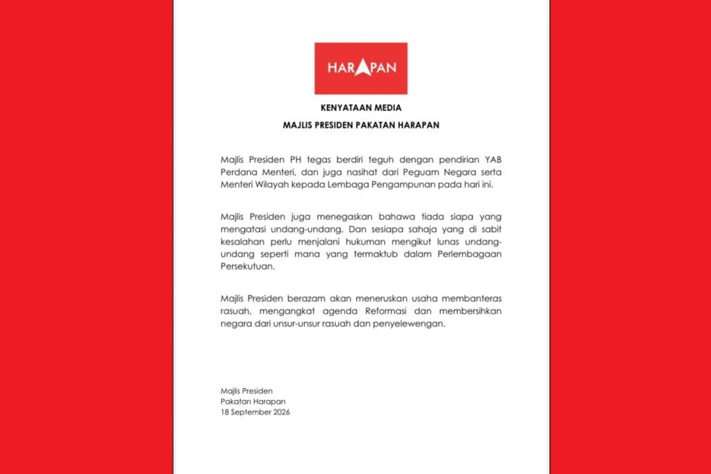 PH Presidential Council Najib Razak conditional pardon
