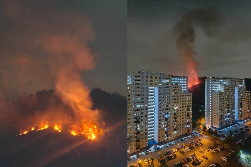 Seri Kembangan forest fire