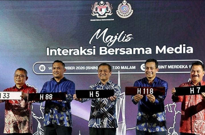 JPJ H series vehicle plate number