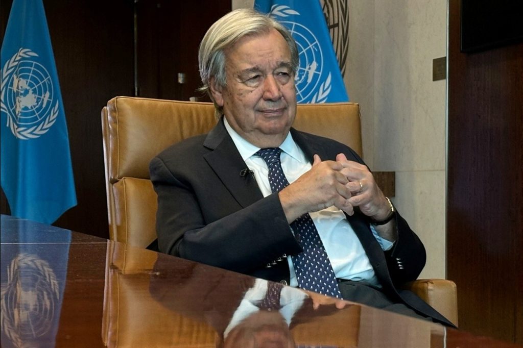 UN Guterres US visa denial Palestinian officials Abbas