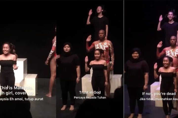 Bukit Aman USJT Rukun Negara theatre video probe