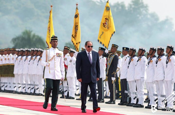 Egyptian President El Sisi state visit Malaysia Istana Negara