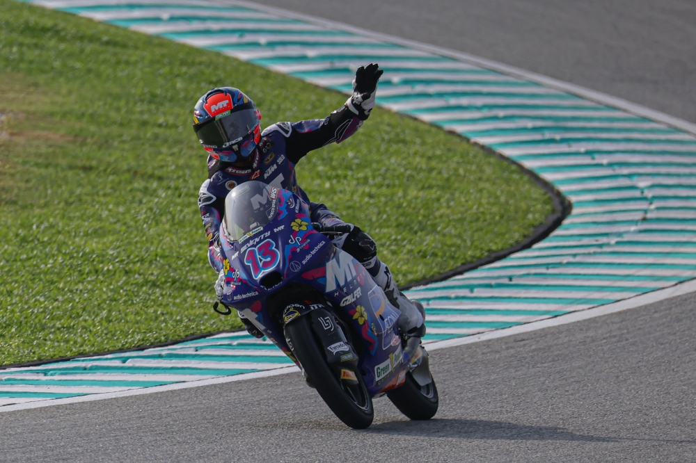 Hakim Danish Moto3 Sepang front row Malaysian GP
