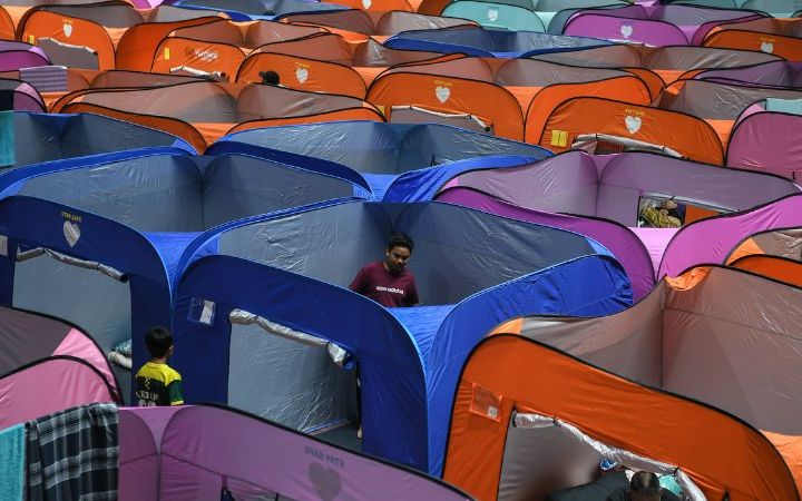 Kedah flood evacuees Yan Perlis transit center