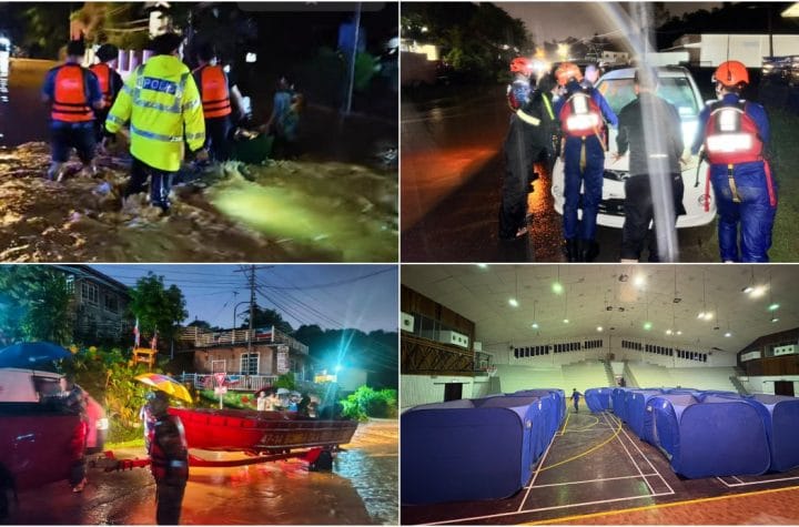 Penampang floods 118 evacuated relief centres