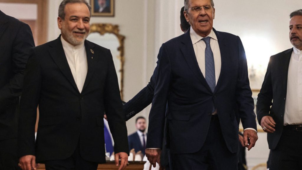 Sergey Lavrov Abbas Araghchi Tehran meeting Russia Iran talks