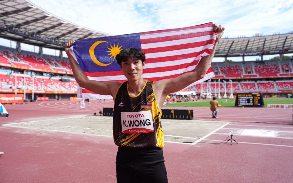 Wong Kar Gee long jump T12 gold Asian Para Games 2026