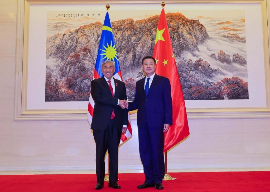 Ahmad Zahid courtesy call Ding Xuexiang Beijing